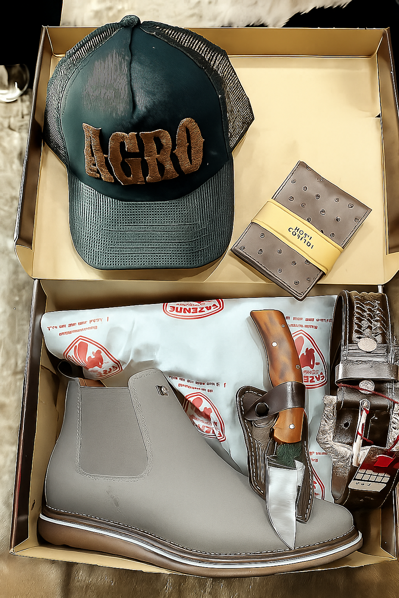 KIT TEXANO OFICIAL ESTILO RESPEITO E ATITUDE